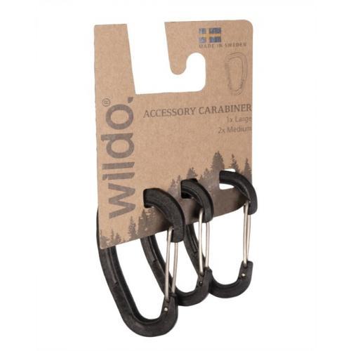 Набір 3 карабіни тактичні Чорні Wildo ACCESSORY CARABINER SET SCHW. 15920102, фото 1