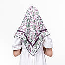 Тоненька бавовняна хустка з квітковим принтом, фото 4