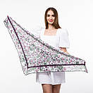 Тоненька бавовняна хустка з квітковим принтом, фото 5