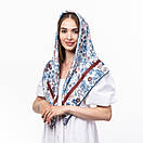 Тоненька бавовняна хустка з квітковим принтом, фото 2