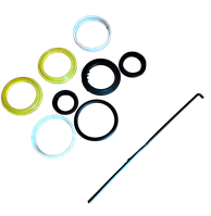 Ремкомплект гідроциліндра рульового управління на JCB 3CX, 4CX