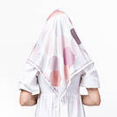 Тоненька бавовняна хустка з абстрактним принтом, фото 4