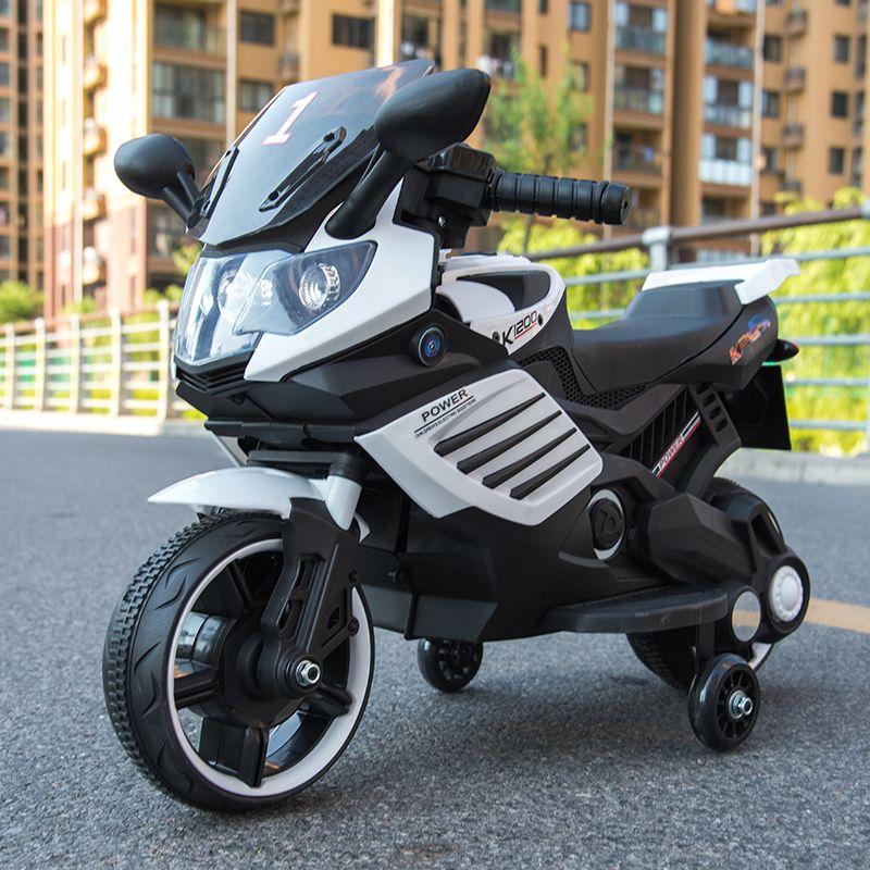 Дитячий електромотоцикл BMW на акумуляторі білий, фото 1