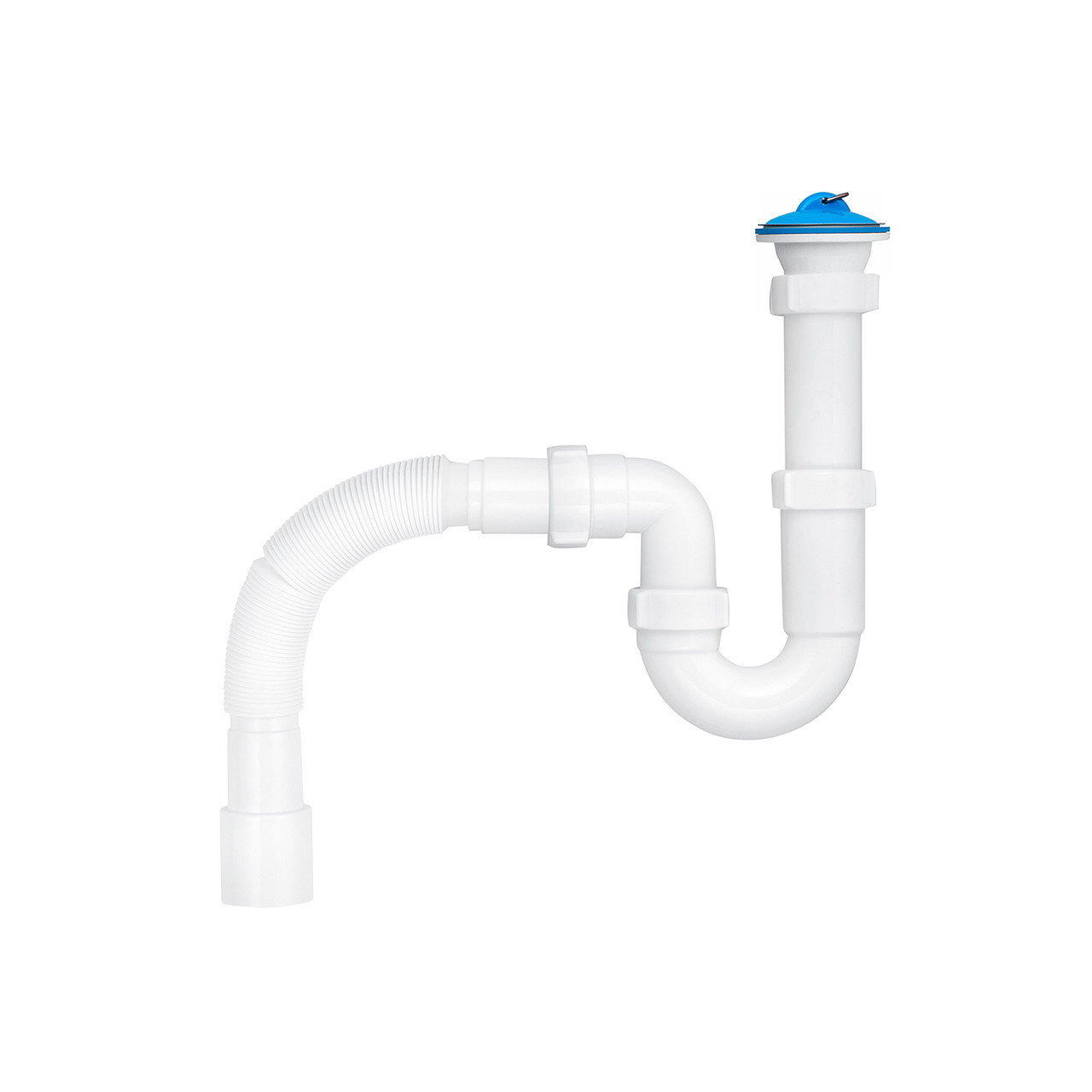 Сифон для кухонної мийки ANIplast 1 1/2"х40 мм з нарізним випуском D0115EU