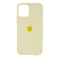 Силиконовый чехол на Айфон 13 (Нежно-желтый)