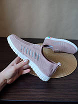 Мокасини Рожеві PINK SPORT сліпони на плоскій підошві кросівки Mokasyny Rozhevi PINK SPORT, фото 6