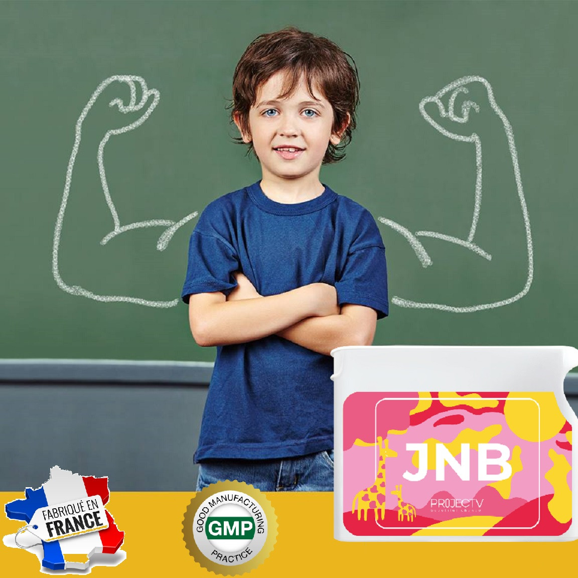 "JNB" (Юниор Би Биг) витамины с кальцием для роста Junior Be Big VISION - фото 8 - id-p1849724665