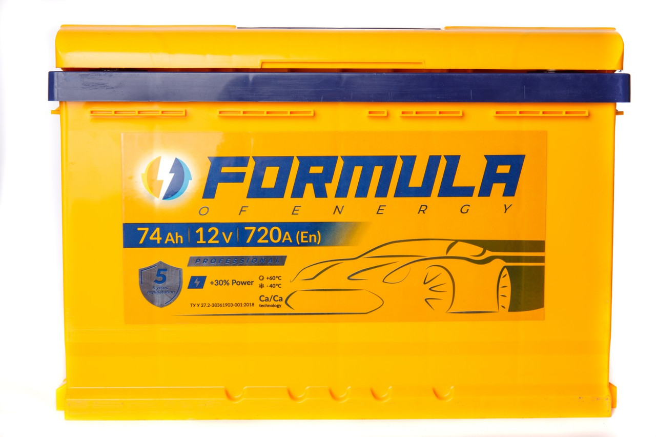 Акумулятор Formula professional 6СТ-74-АЗ (0) правий плюс