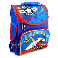 Рюкзак школьный "SPACE" "Самолет", ортопедический, для младших и средних классов, коробка 34х26х15см.