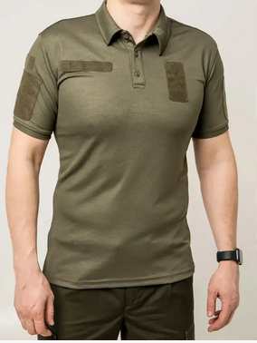 Футболка-поло швидкосохнуча CoolMax khaki 54-56р.