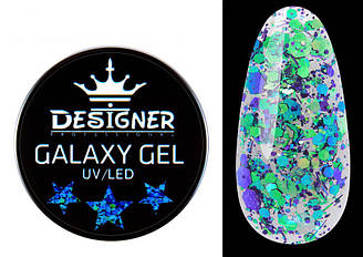 Глітерний гель Designer Galaxy Gel 10 мл, GA — 04