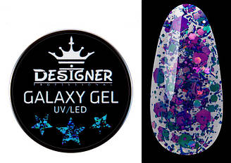 Глітерний гель Designer Galaxy Gel 10 мл, GA — 06