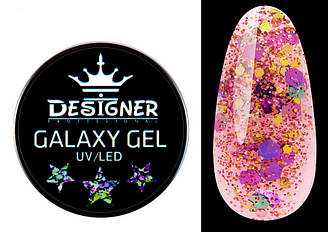 Глітерний гель Designer Galaxy Gel 10 мл, GA — 07