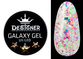 Глітерний гель Designer Galaxy Gel 10 мл, GA — 12