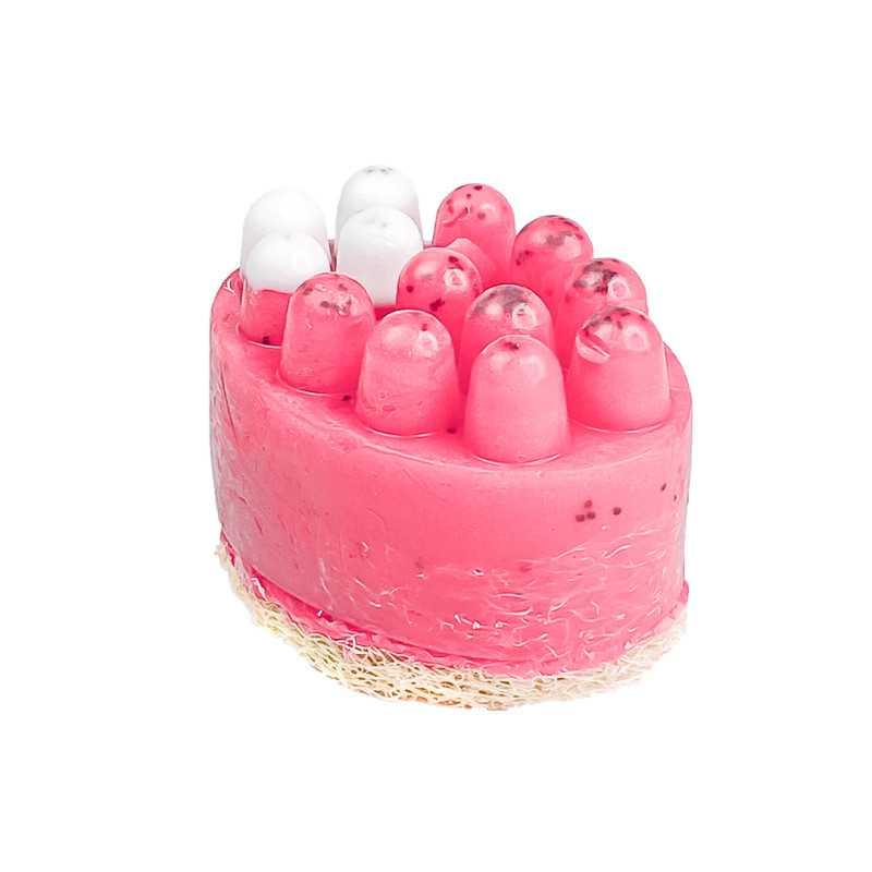 Мыло-скраб с люфой Малина, фото 1