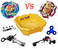 Набор BEYBLADE (Бейблейд) Арена + 2 Бебйлейда + 2 запускача + Лазерная указка