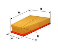 Воздушный фильтр FORD, VOLVO S80, V70 Smartex AP13245 (аналог WA9521 / LX1885 / C30161 )