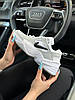 Жіночі кросівки Nike M2K Tekno White Gray Black (Білі) Взуття Найк М2К Текно шкіряні демисезон, фото 7