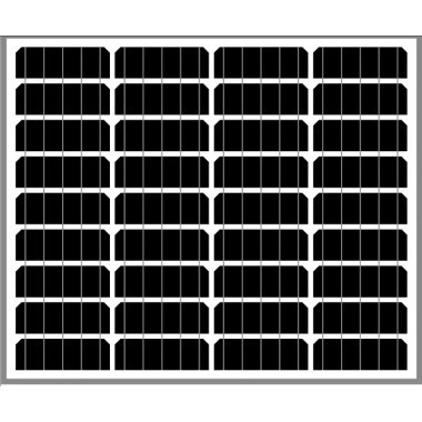 Сонячна панель Altek 50W  монокристалічний фотомодуль ALM-50M-36