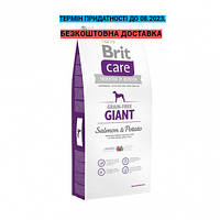 Brit Care GF Giant Salmon & Potato Бріт Кеа корм для дорослих собак гигантських порід з лососем, 12 кг