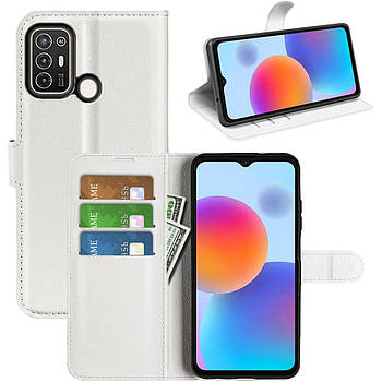 Чохол-книжка Litchie Wallet для ZTE Blade A52 White