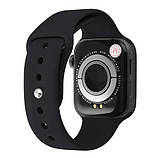 Смартгодинник F21 з голосовим викликом, функціями фітнесу та здоров'я, з можливістю бездротового заряджання Чорний, фото 3