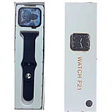 Смартгодинник F21 з голосовим викликом, функціями фітнесу та здоров'я, з можливістю бездротового заряджання Чорний, фото 5