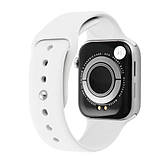 Смартгодинник F21 з голосовим викликом, функціями фітнесу та здоров'я, з можливістю бездротового заряджання Білий, фото 3