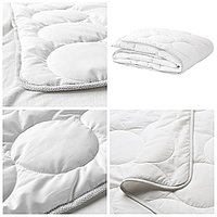 Детское одеялко IKEA LENAST 110x125см одеяло для детской кроватки бело-серое ИКЕА ЛЕНАСТ