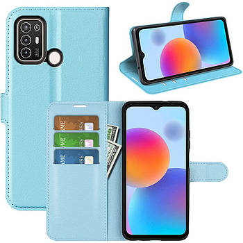 Чохол-книжка Litchie Wallet для ZTE Blade A52 Light Blue