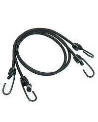 Шнур еластичний MIL-TEC з зачіпками Black 2 шт 15947002