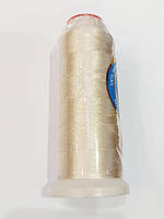 Нитки для машинної вишивки 100% віскоза (100% rayon) 3000 ярдів, №104 світло бежева