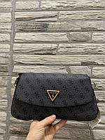 Guess Cordelia Flap Shoulder Bag Black 28x15x6 высокое качество женские сумочки и клатчи высокое качество