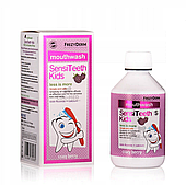 УЦІНКА Ополіскувач FrezyDerm Kids з фтором, кальцієм та ксилітом, 250 мл