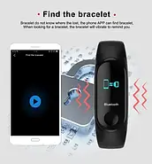 Фітнес браслет із захистом від пилу Smart Band M3 (1:1) Розумні Фітнес годинник для спорту фітнесу, фото 3