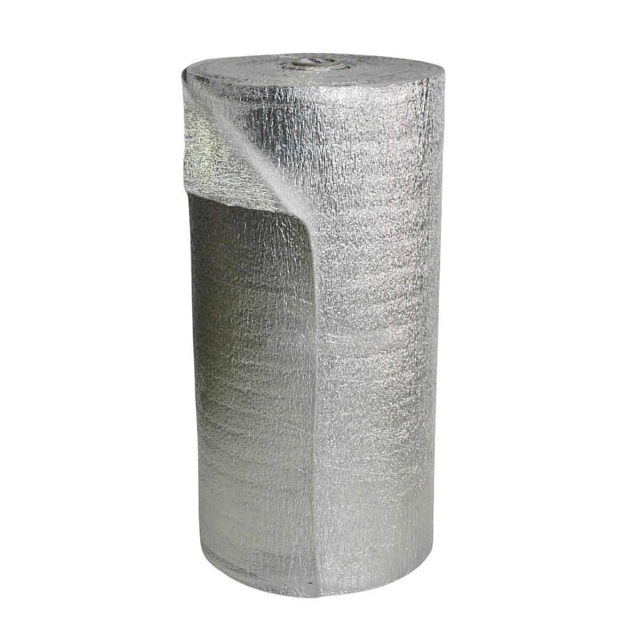 Полотно НПЕ спінений поліетилен підкладка Ізолон AIR 3 мм фольгований с 2-х сторін, ширина 1 м