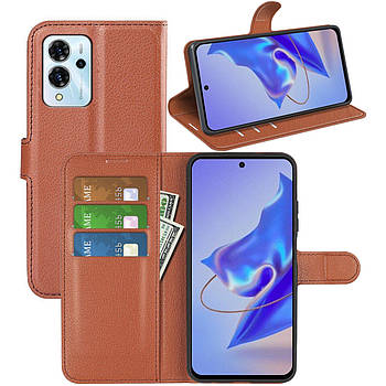 Чохол-книжка Litchie Wallet для ZTE Blade V40 Pro Brown