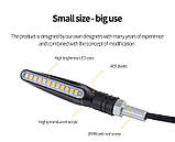 Світлодіодні поворотники для мотоцикла, електротранспорти динамічні 2 шт., фото 10
