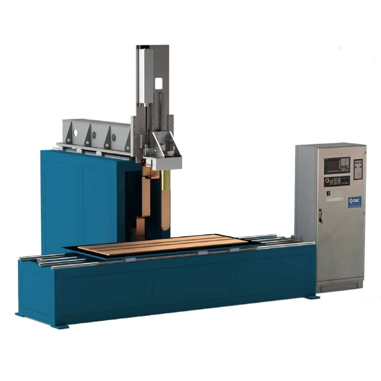 Машина для зварювання швів з ЧПУ Akdeniz Machinery APJS, 180 кВА, 400В, 50/60Гц
