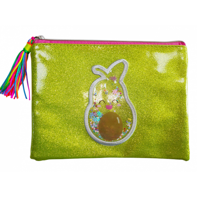 Папка шкільна "Мандарин" WB-2030, 21х15см, А5, м'яка на блискавці 1 відд. Поліуретан, шт, фото 1