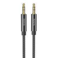 Кабель Hoco AUX UPA19 Pisces Cable 3.5" to Cable 3.5" 2m Black