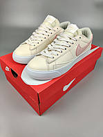 Кроссовки Найк женские подростковые Nike Blazer Low Desert Sand Pink