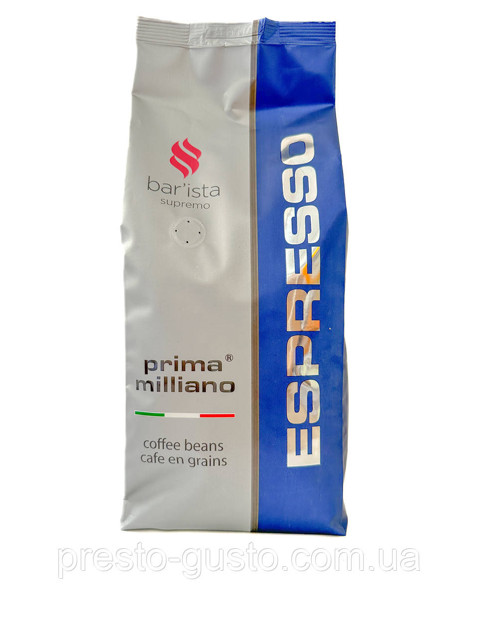 Кава в зернах Prima Espresso Milliano Barista 1кг (60/40)