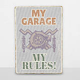 Дерев'яний Постер My Garage - My Rules, фото 6