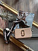 Жіноча сумка Marc Jacobs The Snapshot Beige Multi (Бежева) сумка Крос Боді екошкіра на 2 відділення MJ, фото 3