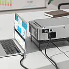 Кабель Hoco HDTV 2.0 Male to Male 4K HD data cable US03 (L=3M) чорный, фото 7