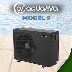 Тепловий насос Aquaviva Model 9, ON/OF, 20-40 м3, тепло/холод, 9,2 кВт, -5С, WiFi