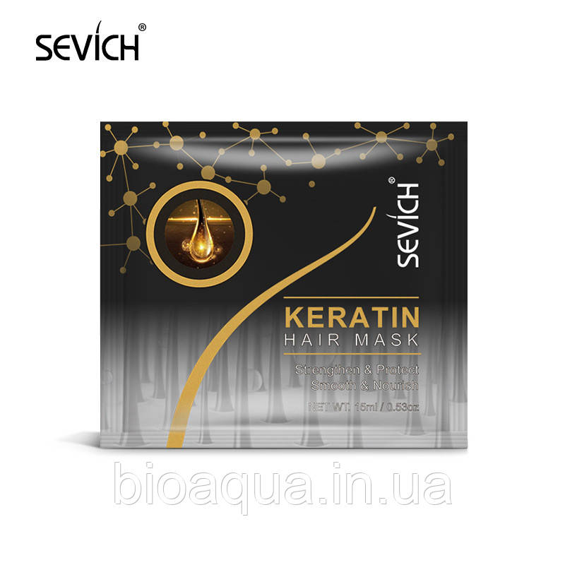 Кератинова маска для волосся Sevich Keratin Hair Mask 15 ml