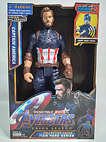 Игрушка Герой Марвел "Капитан Америка", со светом и звуком - Фигурка Avengers Union Legend LU