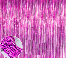 Завіса фольга Малинова  1х2м